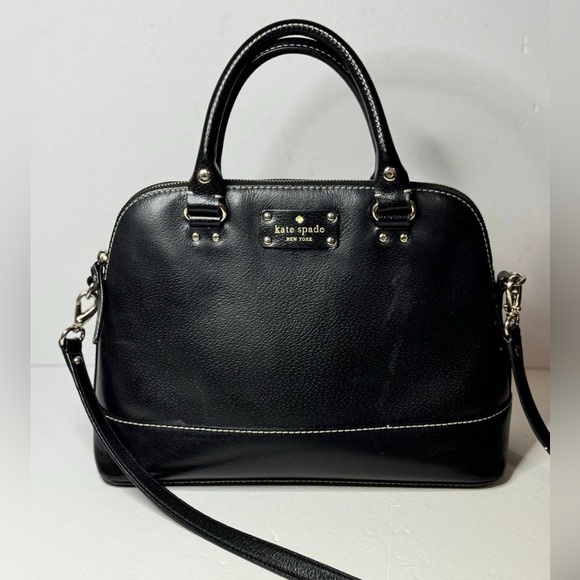 Kate Spade Wellesley Small Rachelle Satchel Handbag Shoulder Bag Black